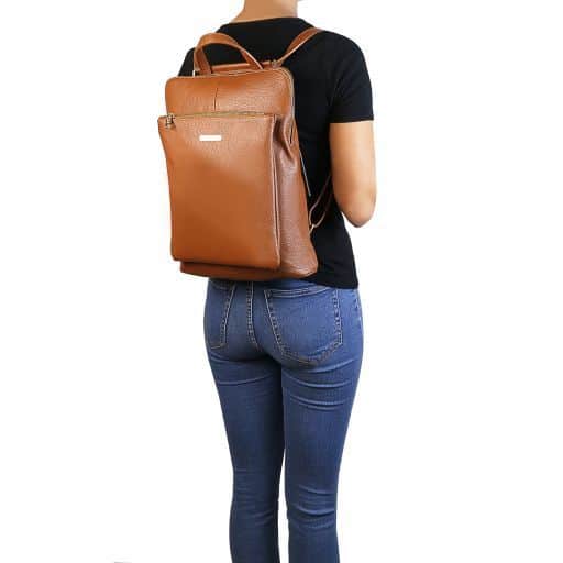 soft leather backpack